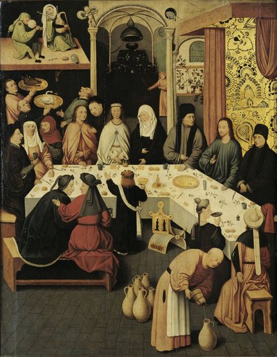 Het Bruiloftsfeest te Kana door Hieronymus Bosch